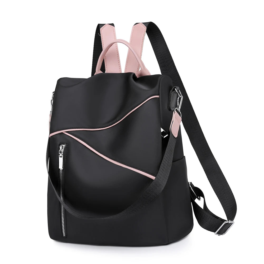 Preppy Style Backpack Women Casual Travel Handbags