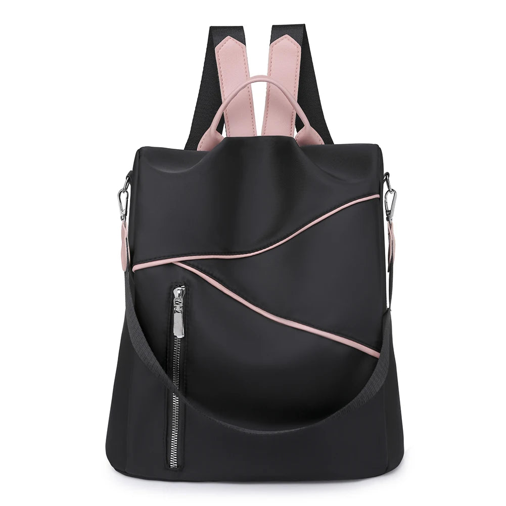 Preppy Style Backpack Women Casual Travel Handbags