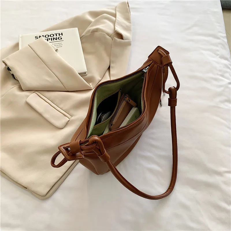 Women's Crossbody Bag Large Capacity Tote Lady Travel Shopper Messenger Purse