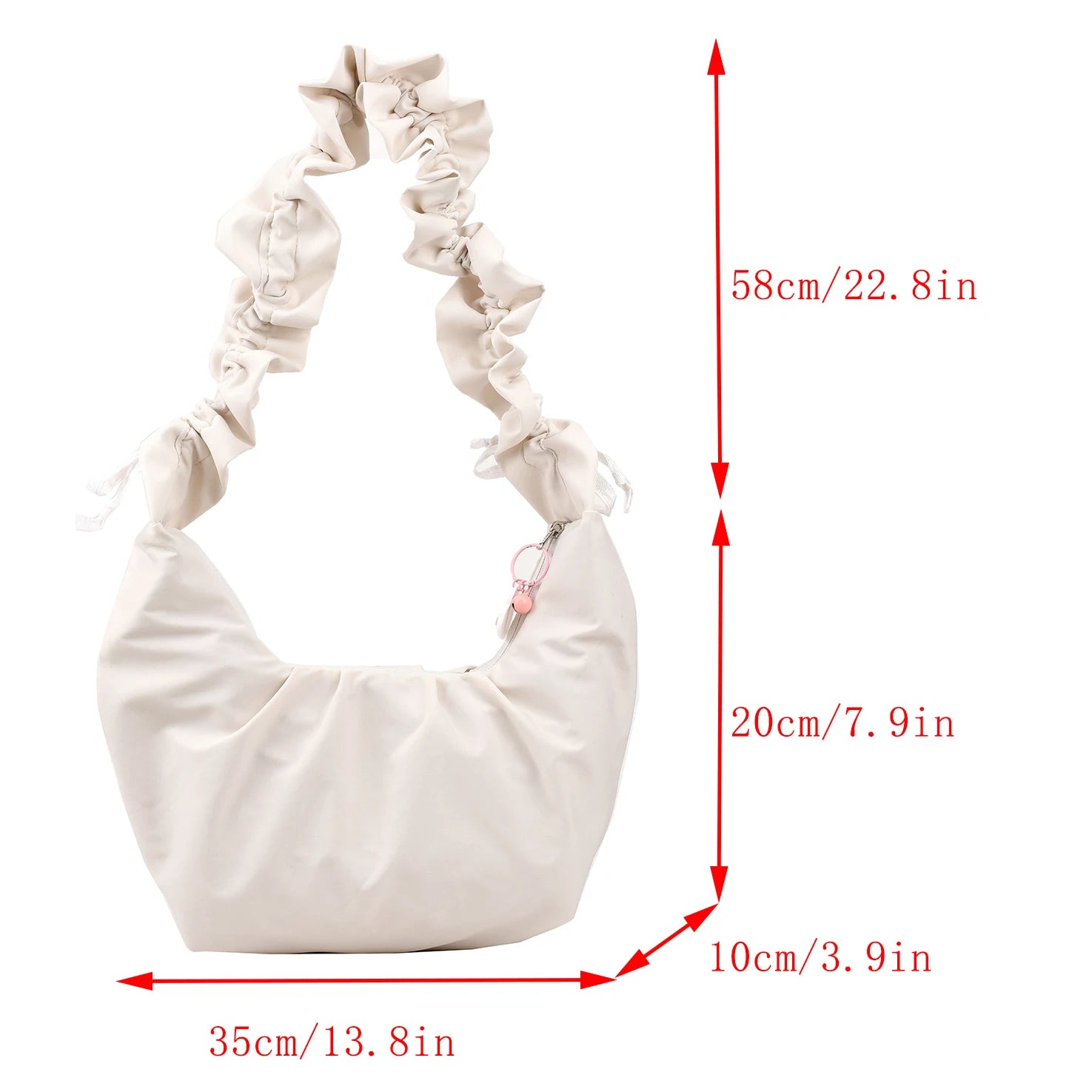 Nylon Dumpling Messenger Bag Large Capacity Shoulder Bag