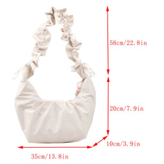 Nylon Dumpling Messenger Bag Large Capacity Shoulder Bag