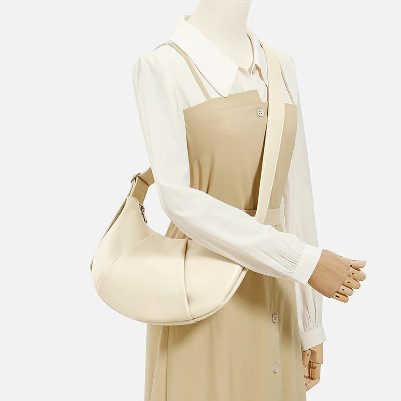 Hobos Women's Soft Leather Shoulder Bag Underarm Crossbody Tote Shopper