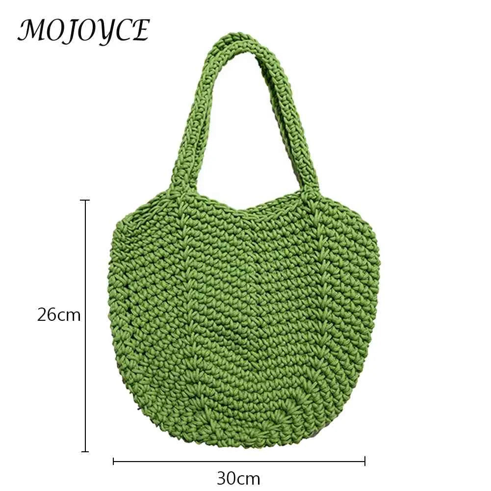 Soft Weaving Shoulder Bag for Travel Vacation