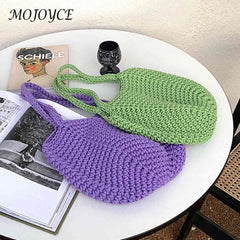 Soft Hollow Woven Handbag for Women