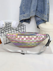 Holographic Fanny Pack Waist Bag Laser Beach Travel Banana Hip Bum Women Purse