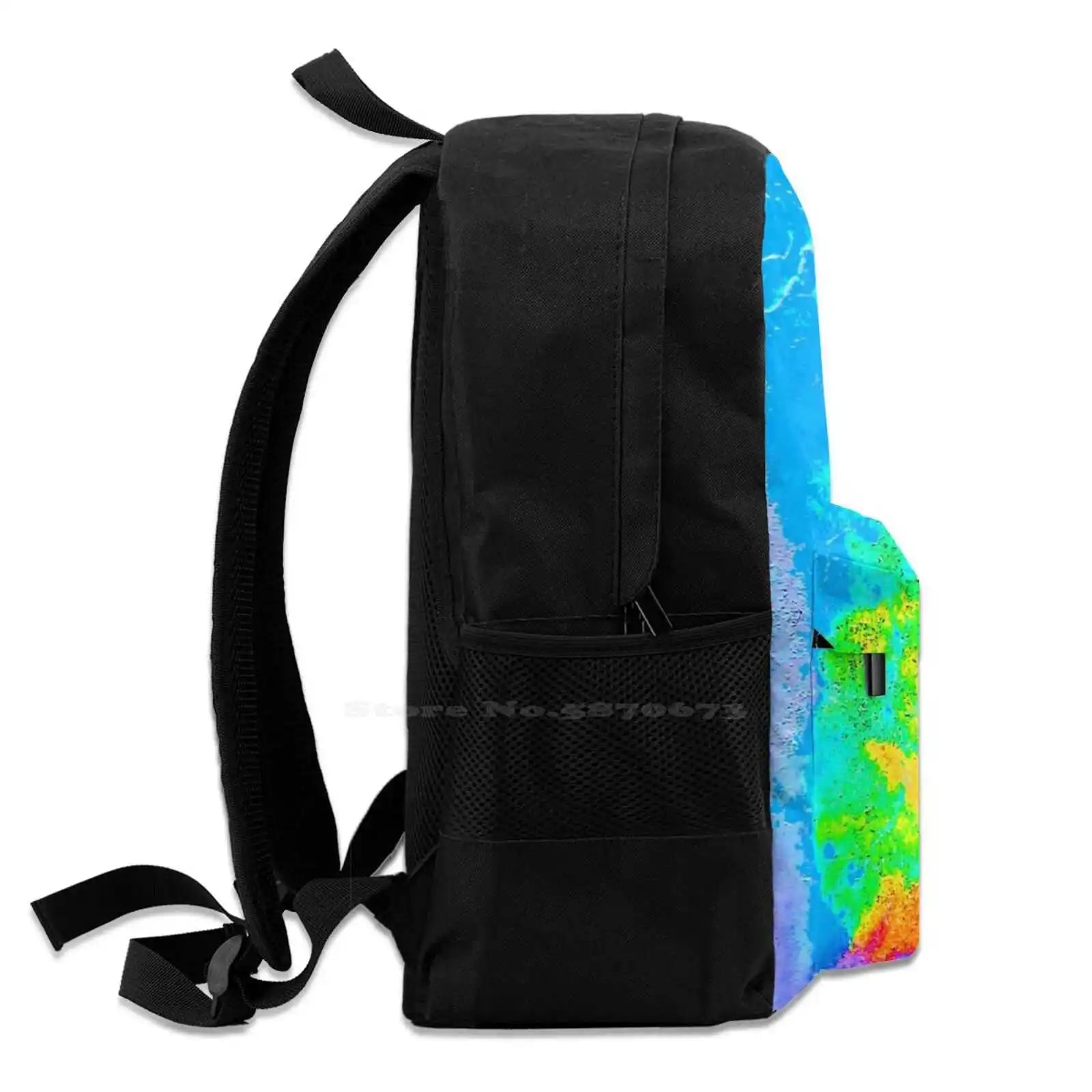 Holographic Happiness Backpack by Matilda Bishop