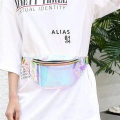 Translucent Holographic Waist Bag Fanny Pack