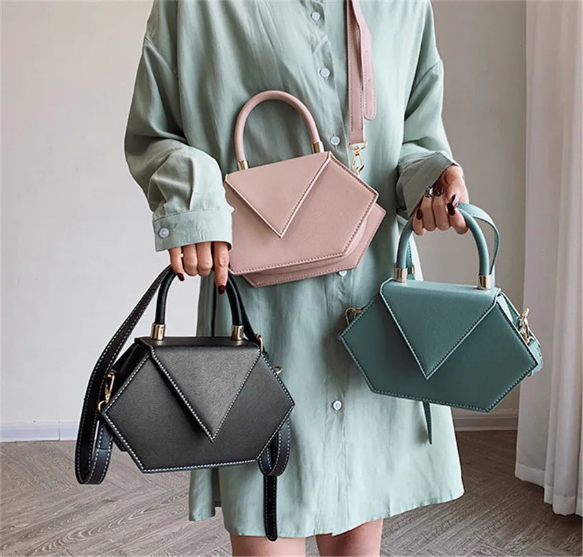 Hong Kong Style Retro Small Crossbody Bag