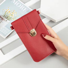 Transparent Touch Screen Mobile Phone Bag for Women