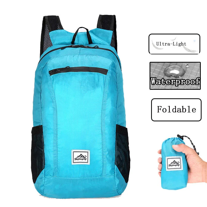 20L Lightweight Folding Backpack Waterproof Hiking Bags
