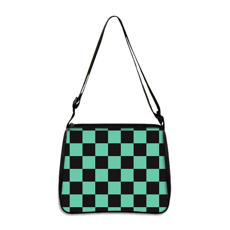 Demon Slayer Pattern Women Handbag Female Beach Tote Girls Hand Bag