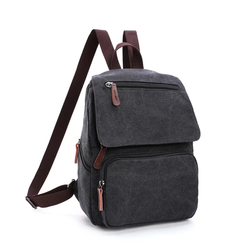 High Canvas Backpack Women School Bags for Teenage Girls Rucksack