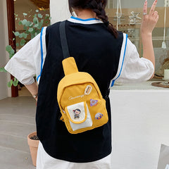 Cartoon Astronaut Fanny Pack Blackpink Pure Girls Phone Bag