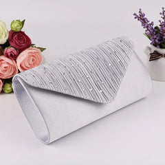 Hot Drill Handbag Three-fold Bag Women's Bags Students Lovely Purse Female Small