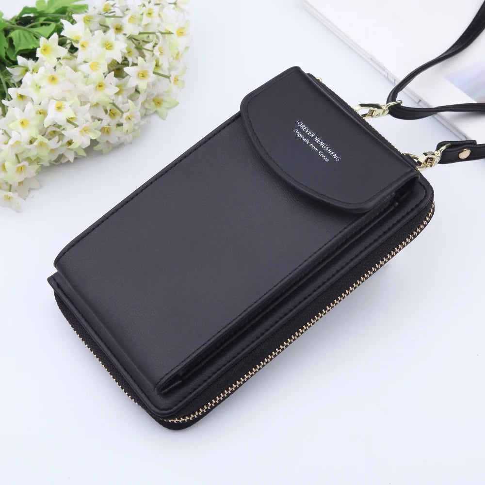 Small Crossbody Bag Women PU Leather Shoulder Messenger Clutch Wallet