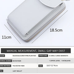 Small Crossbody Bag Women PU Leather Shoulder Messenger Clutch Wallet