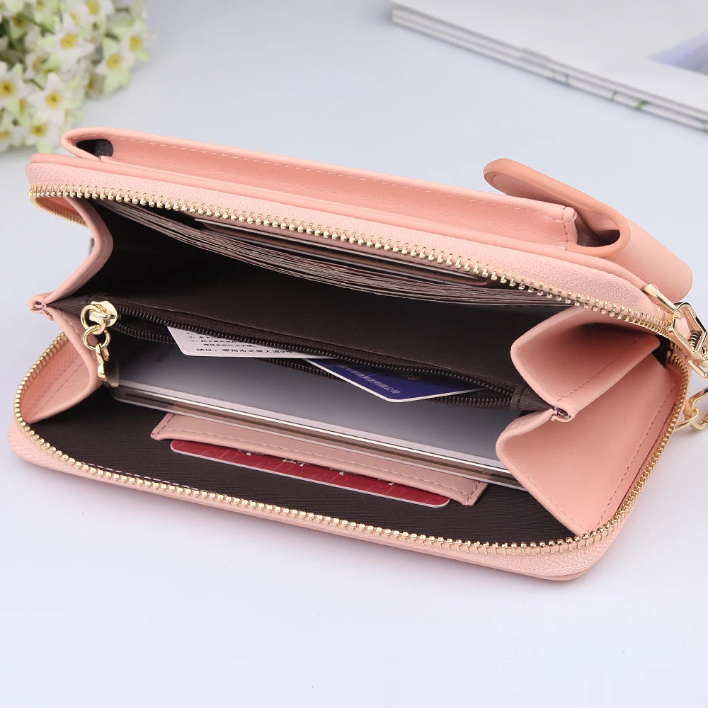 Small Crossbody Bag Women PU Leather Shoulder Messenger Clutch Wallet