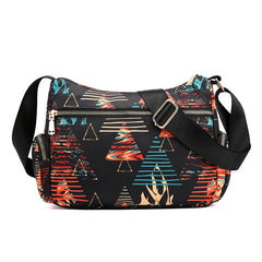 Floral Rural Style Oxford Ladies Hand Bag Crossbody Shoulder Messenger Bag