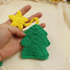 Hand-woven Santa Knitting Key Bag - Christmas Gift