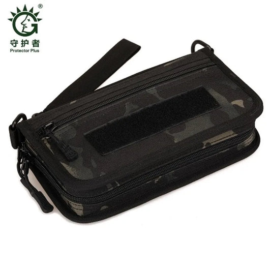 Camouflage Tactical Wallet Sports Hand Bag 6 Inches Nylon Military Pouch