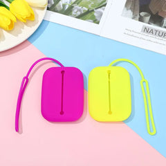 Silicone Key Case with Drawstring Keychain