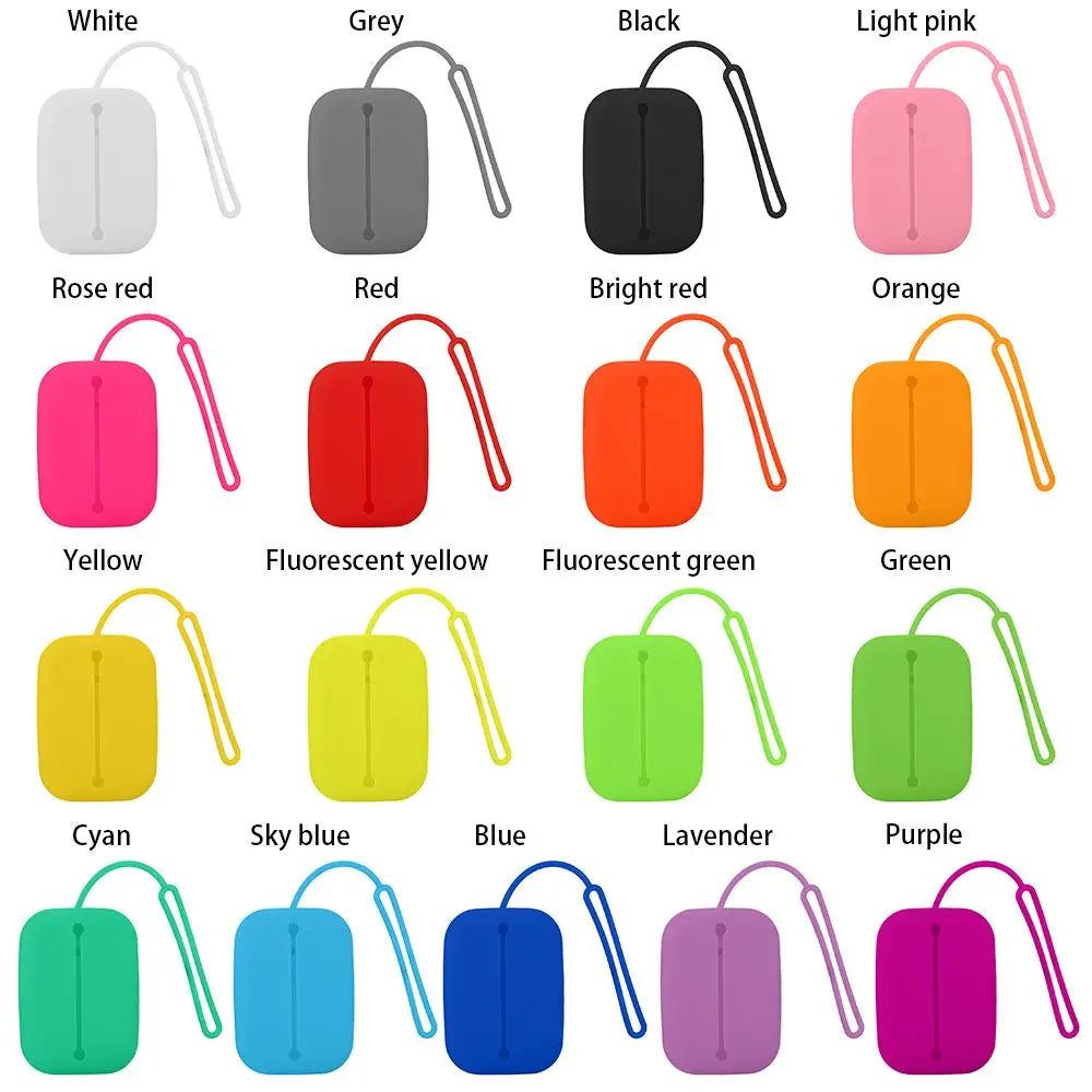 Silicone Key Case with Drawstring Keychain