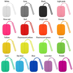 Silicone Key Case with Drawstring Keychain
