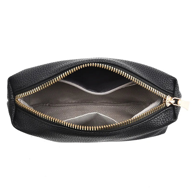 Large Capacity Litchi Pattern Shoulder Bag