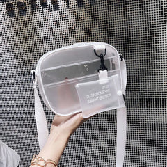 Clear Jelly Bag Transparent Messenger Bag Women's Shoulder Bag