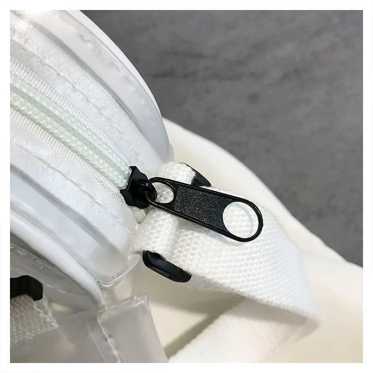 Clear Jelly Bag Transparent Messenger Bag Women's Shoulder Bag