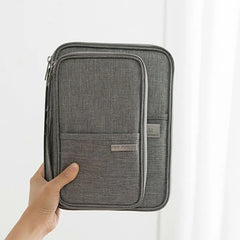 Portable Full Closure Zipper Travel Organiser Passport Holder Wallet