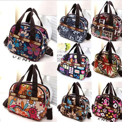 12 Colors Women's Waterproof Canvas Shoulder Bag