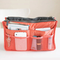 Large Capacity Hot Women Nylon Makeup Bag with Multiple Pockets