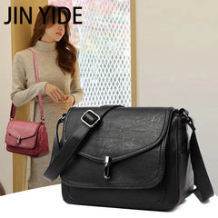 Leather Shoulder Bag Crossbody Tote for Women Handbag