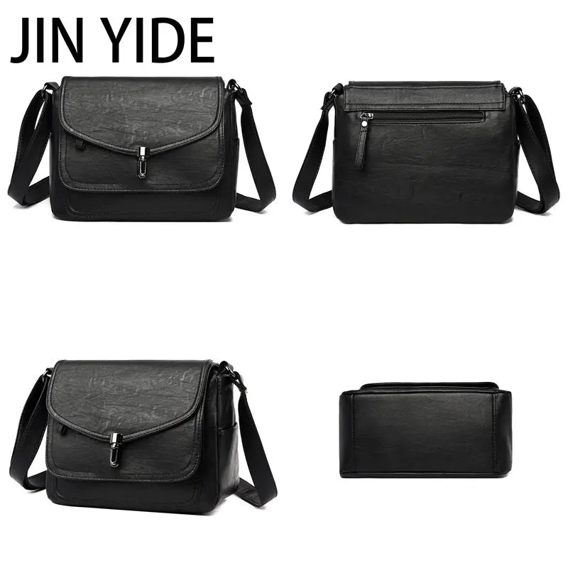 Leather Shoulder Bag Crossbody Tote for Women Handbag