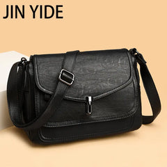 Leather Shoulder Bag Crossbody Tote for Women Handbag