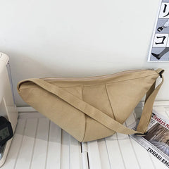 Casual Canvas Shoulder Bag for Women Crossbody Messenger Handbag Totes