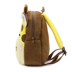 Cartoon Animal Plush Toddler Backpack for Kids Age 1-4 Years