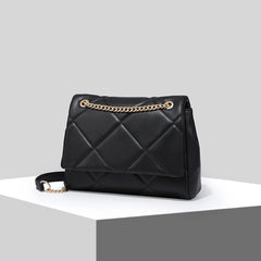 Leather Embroidery Crossbody Bag for Women