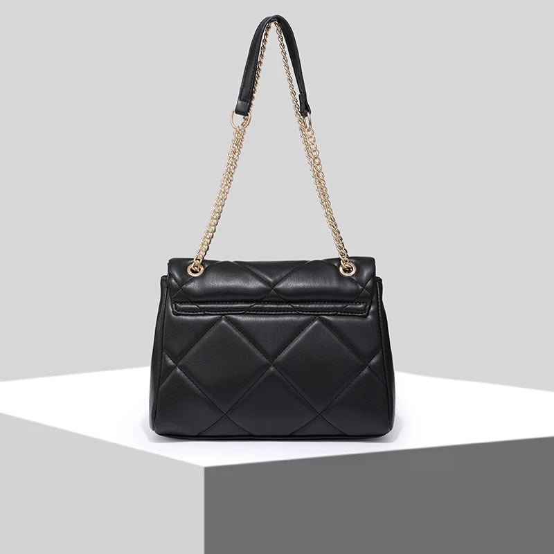 Leather Embroidery Crossbody Bag for Women