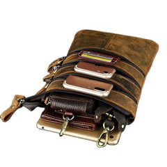 Hot Leather Travel Retro Fanny Waist Belt Bag Chest Pack Sling Bag