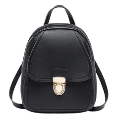 Girls Mini Leather Backpack Women Shoulder Bag School Rucksack