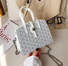 High Capacity Leather Messenger Bag for Ladies