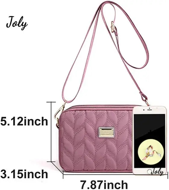 Arrival Ladies Girls Multi-pocket Small Crossbody Shoulder Bag Waterproof Nylon