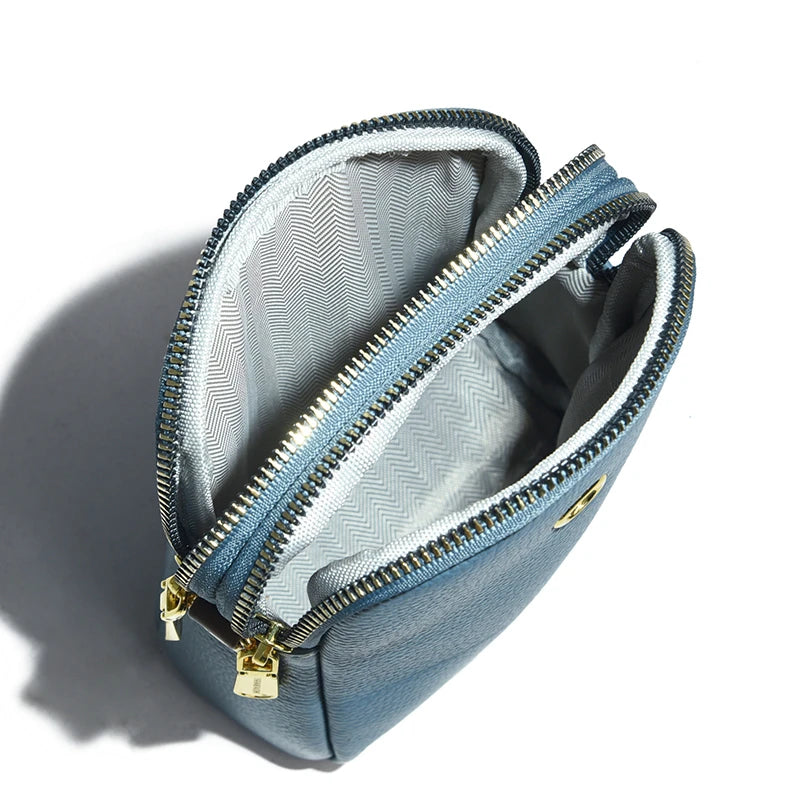 Hot Lady Purse Cowskin Leather Women Handbag Shoulder Bag