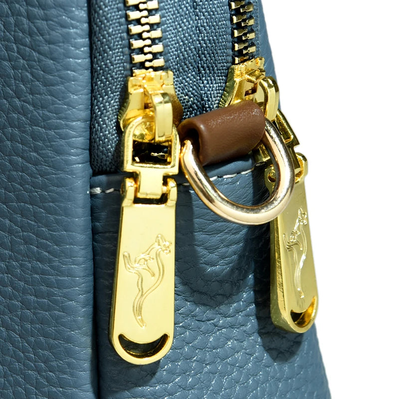 Hot Lady Purse Cowskin Leather Women Handbag Shoulder Bag