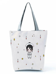 Hot Nurse Printed Shoulder Bag Eco Reusable High Capacity Lunch Box