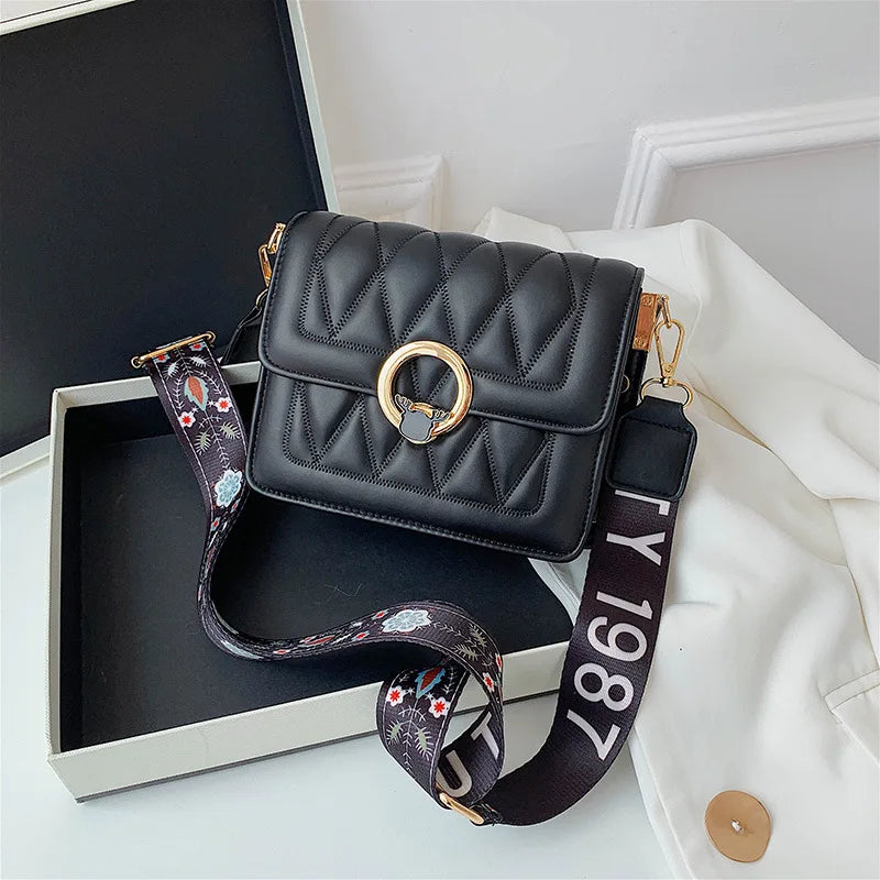 Single Shoulder Messenger Bag Women Wild Casual Square Female Bag