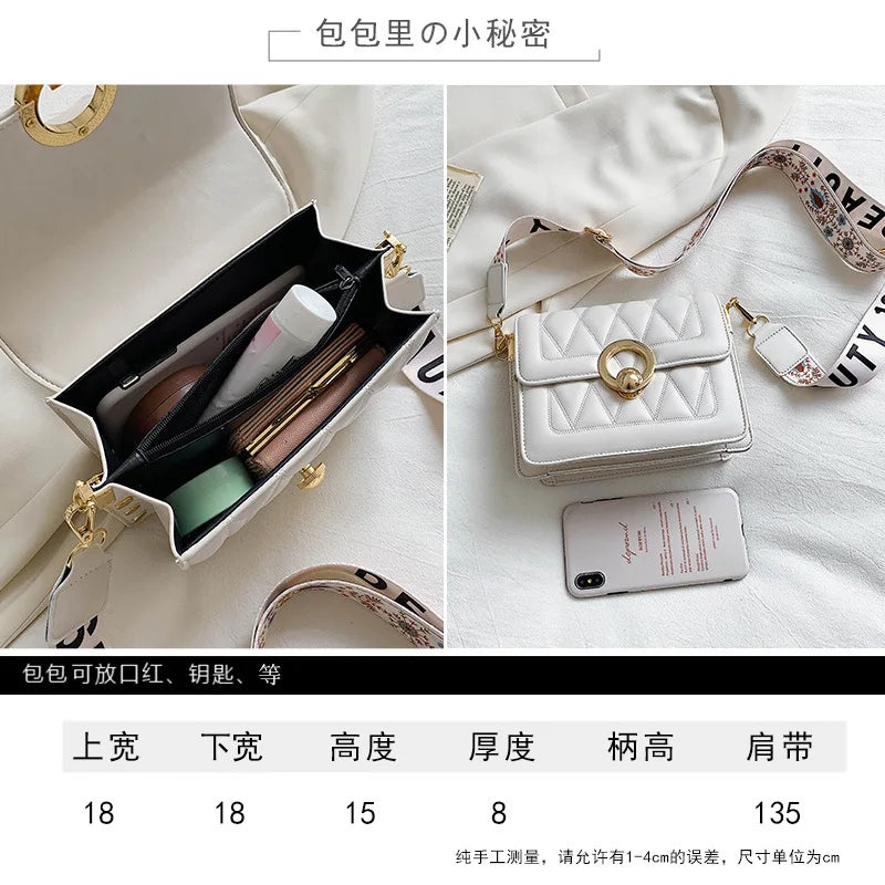 Single Shoulder Messenger Bag Women Wild Casual Square Female Bag