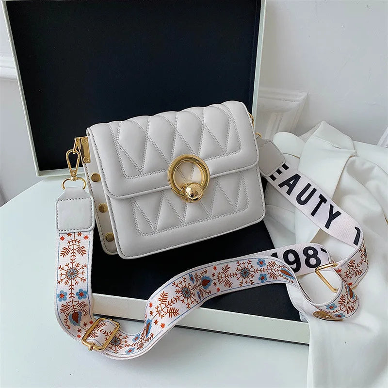 Single Shoulder Messenger Bag Women Wild Casual Square Female Bag